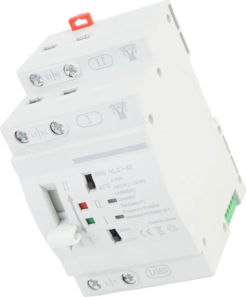 Commutateur ATS 32A à Commutation en Millisecondes pour Double Source