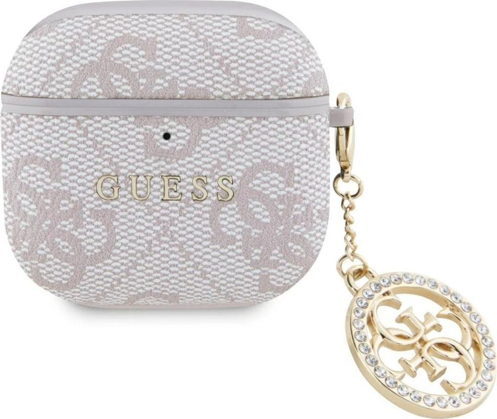 GUESS Schutzhülle für AirPods 4, Guess Strass 4G Charm Produktbild 