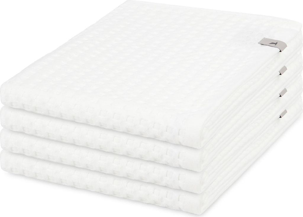Möve Piquee 4 X Handtuch im Set Strukturierte Produktbild 