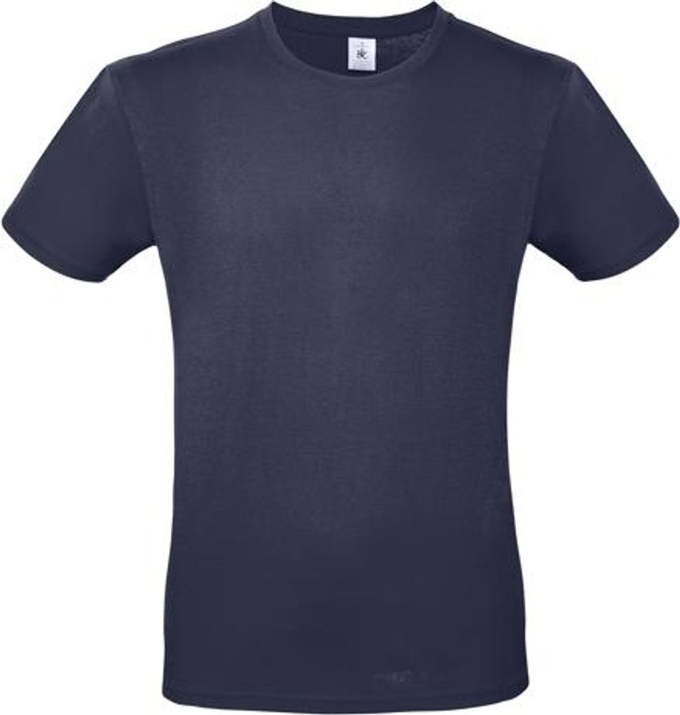 Herren-T-Shirt, Kurzarm - B&C #E150 - navy blue - Größe M