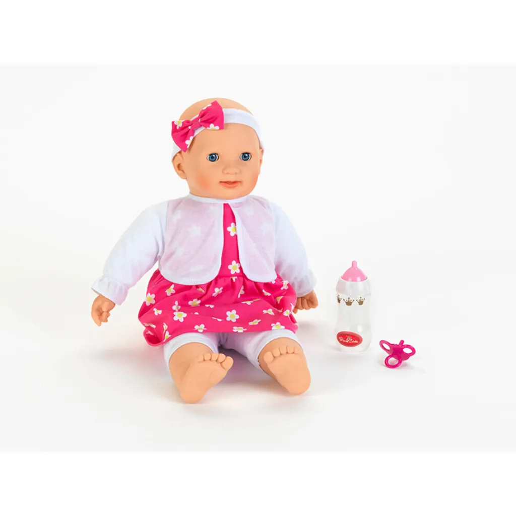 Baby Coralie Poupée Interactive 38cm avec Corps Souple et Yeux Dormeurs