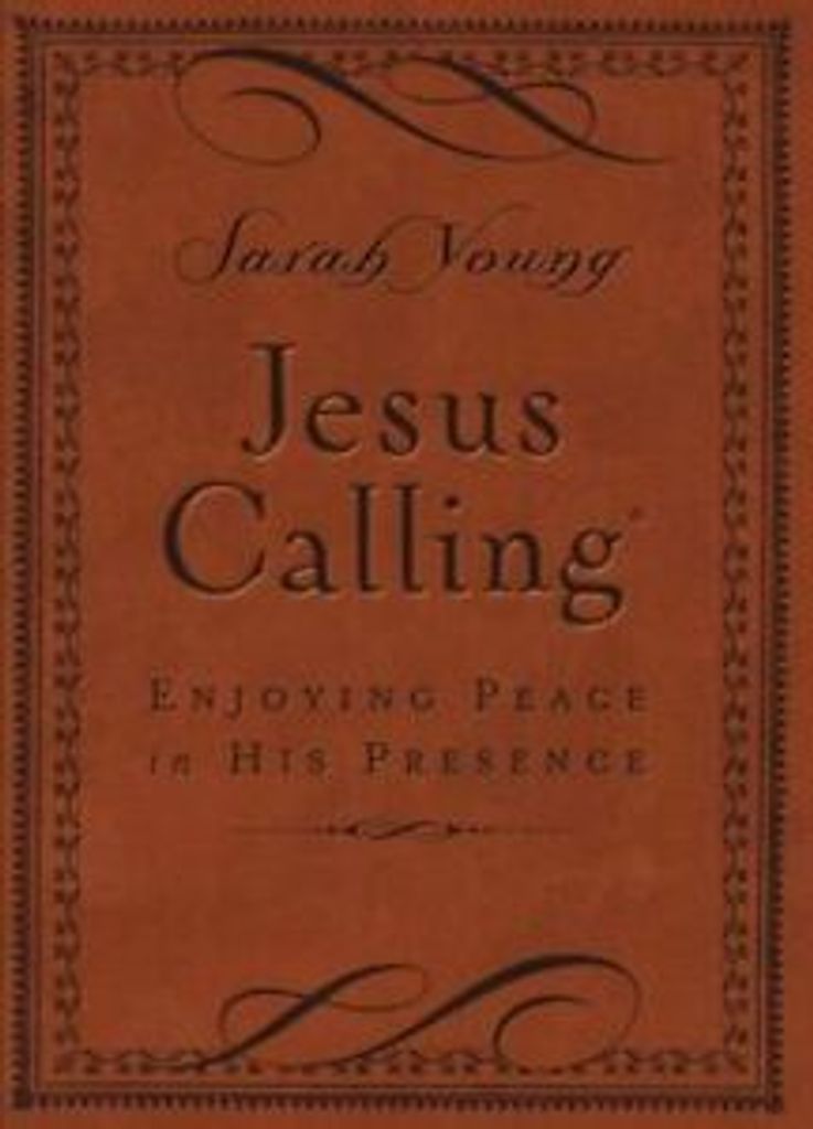 Jesus Calling, Small Brown Leathersoft, with Scripture Obrázok produktu 