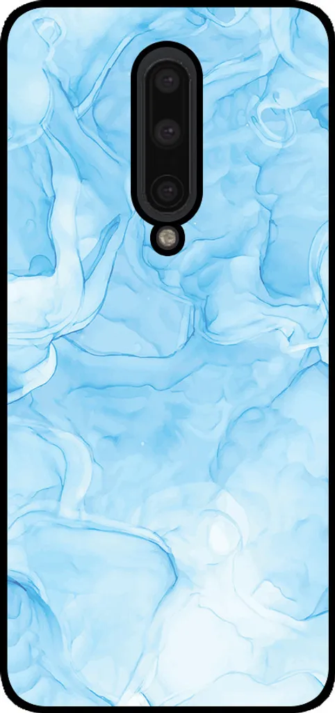 Cover OnePlus 7 Pro Marmo Azzurro - Smartphonica Design Esclusivo