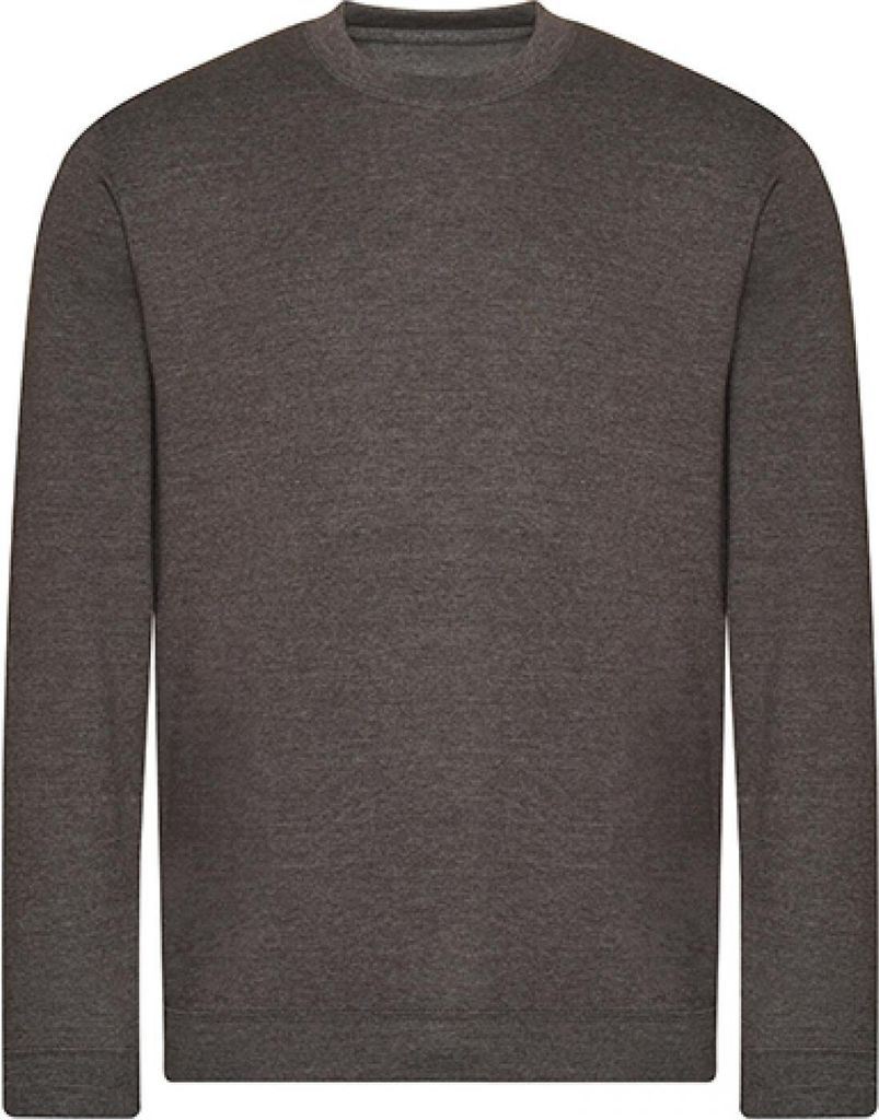 Just Hoods JH230 | Herren Sweat, Organic Sweat, Baumwolle - Farbe: Charcoal (Heather) - Größe: M