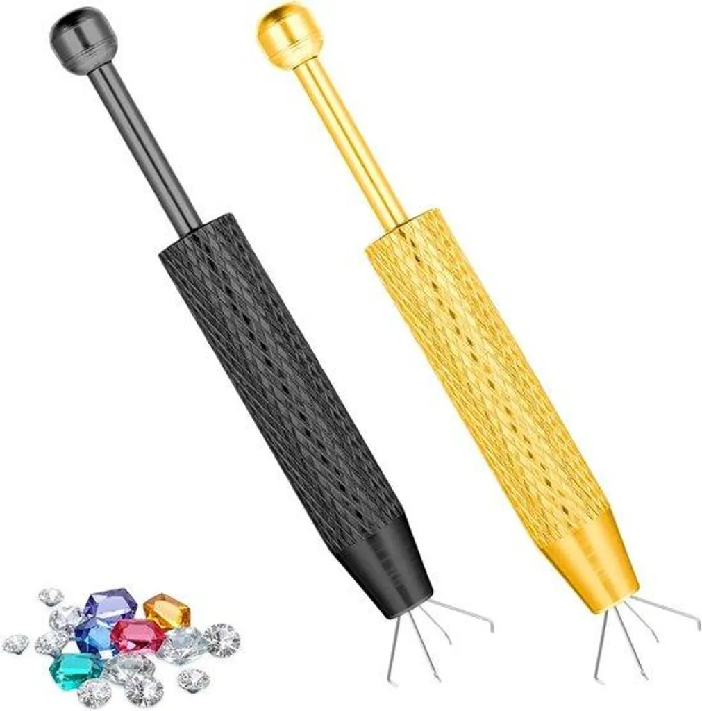 Kit outils piercings et bijoux 4 pinces ergonomiques design noir et or