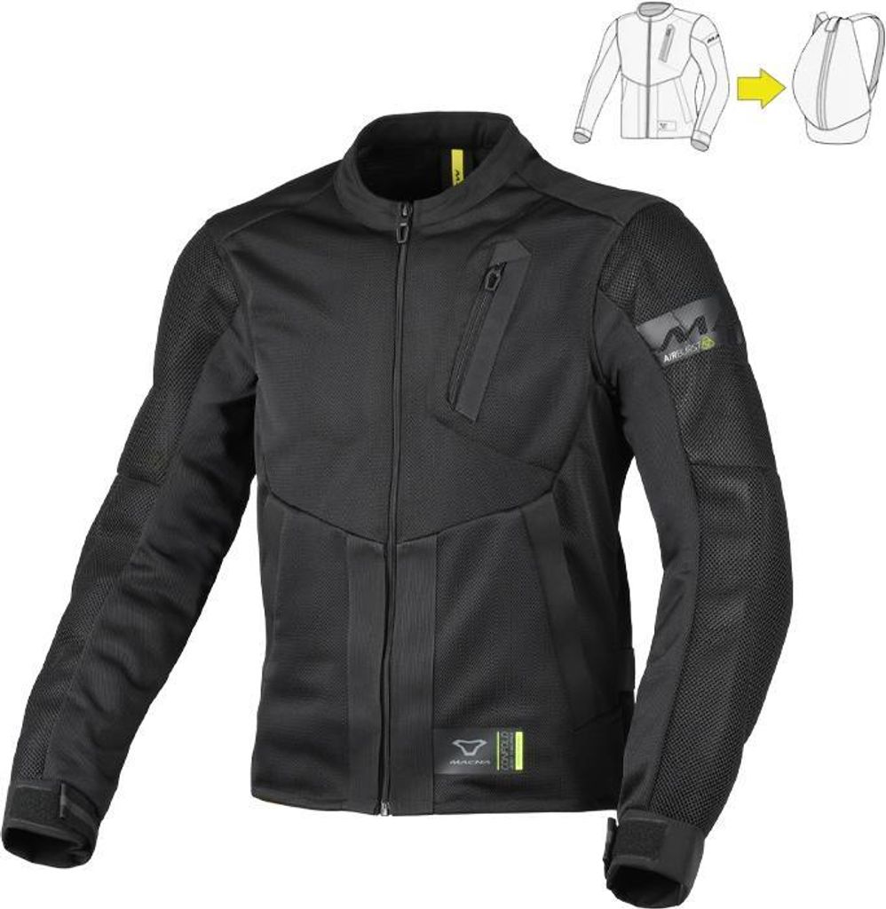 Kurtka motocyklowa Macna Torido, czarna, S Zdjęcie produktu 