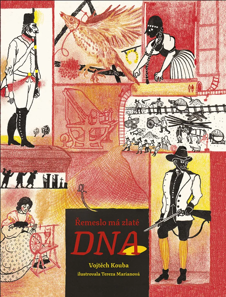 Accessoire cuir d'art DNA Doré Vojtěch Kouba - Finition faite main