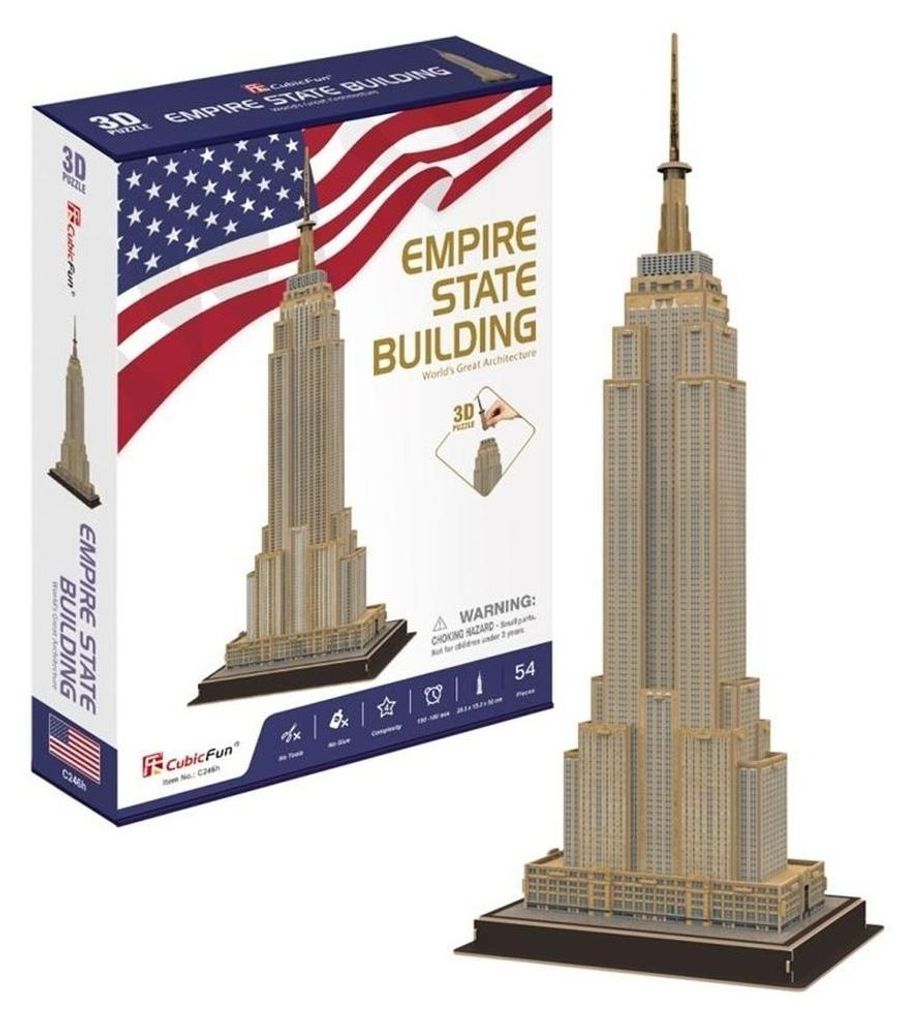 3D skládačka Empire State Building – model Cubic Fun k Obrázek produktu 