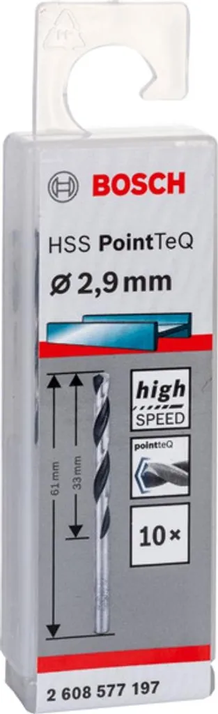 Bosch HSS PointTeQ 10pz - Le Punte che non Tradiscono mai