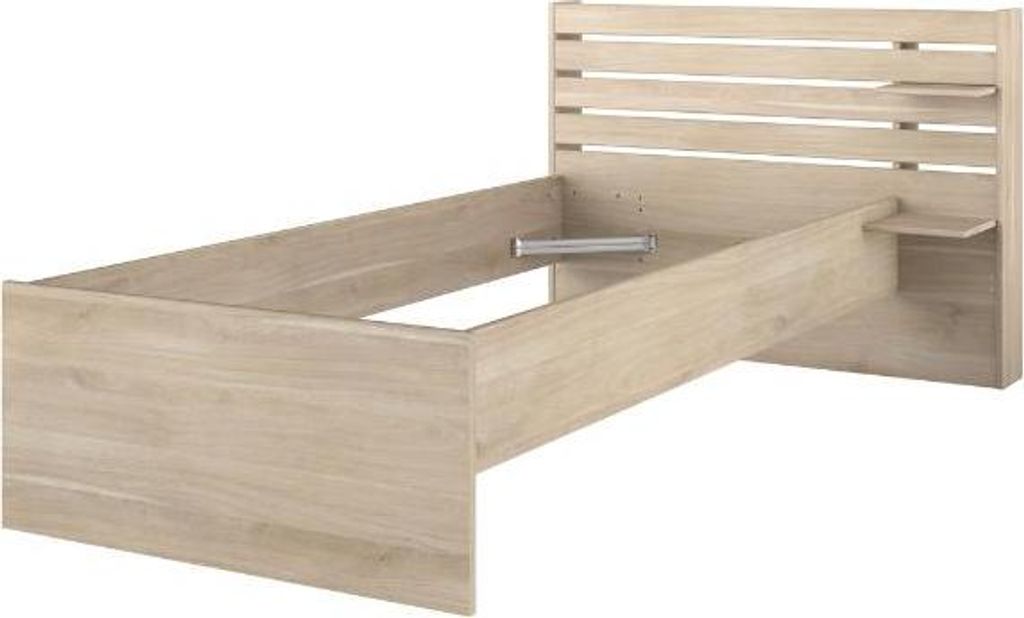 Einzelbett Tokio 90x200cm-Eiche Nachbildung