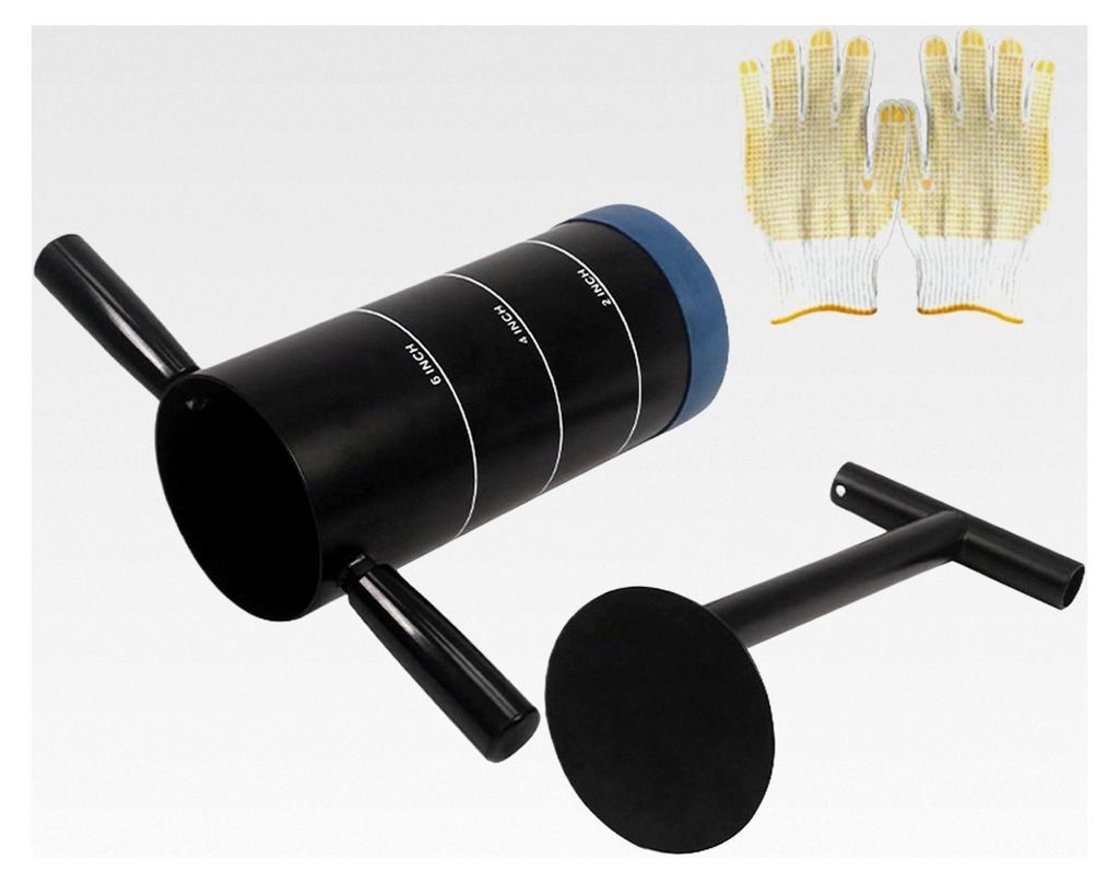 Rasenlocher – Manuelle Golf-Becher mit 5,1 cm, 10,2 cm und 15,2 cm (2 Zoll), 10,2 cm und 15,2 cm (6 Zoll), abnehmbare Achsendesigns | Robuster Ra...