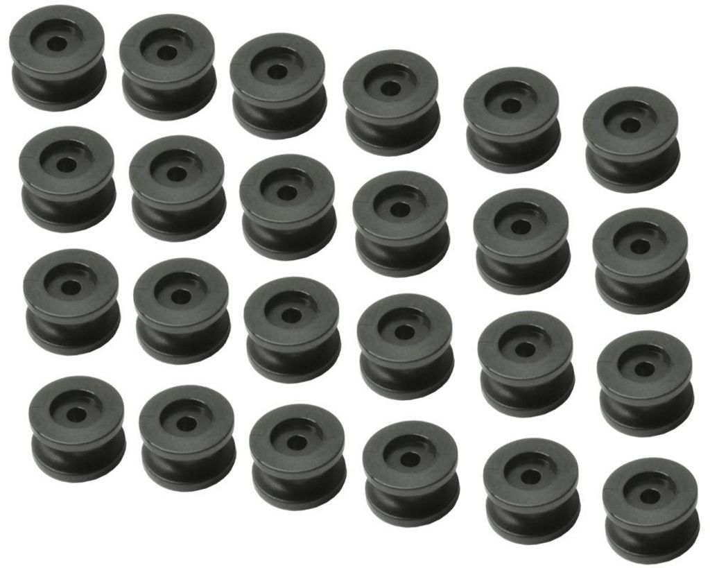 24 Stück - Rundknopf für 6 - 8 mm Expanderseil - Produktbild 