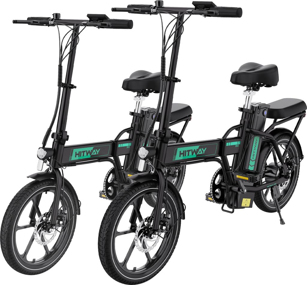 Elektrofahrrad 2 Stück E-Bike E Fahrrad Cityräder Faltbar, Produktbild 1