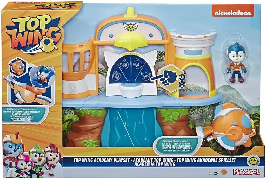 Figurines Top Wing Academie Coffret de Jeu 3 Pièces Hasbro Officiel