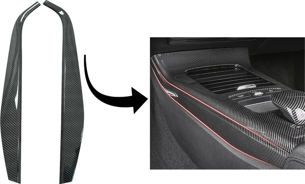 Kit Pellicola Carbonio Console Laterale Mercedes W177 - Facile e Veloce