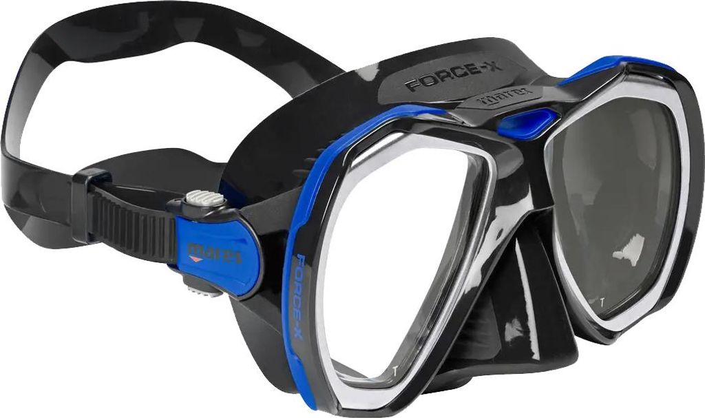 Mares Force-X Tauchmaske, Farbe:schwarz/blau