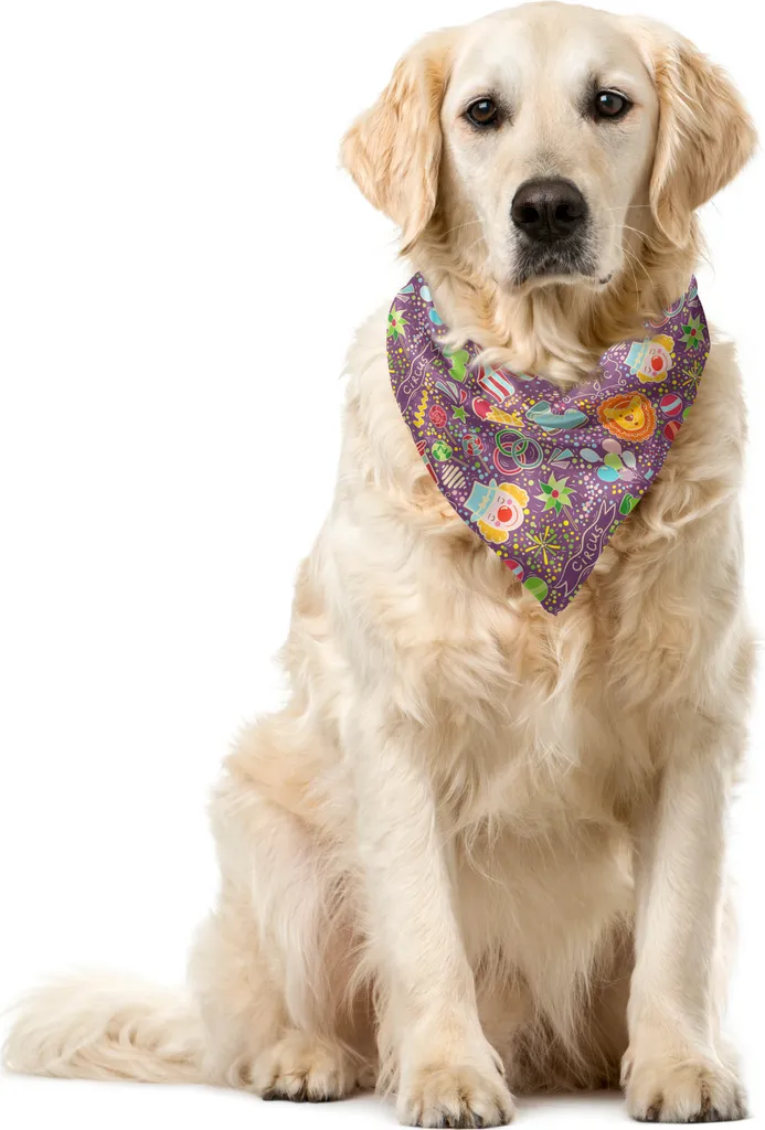 Bandana Resistente ABAKUHAUS per Cani - Design Circo Lavabile