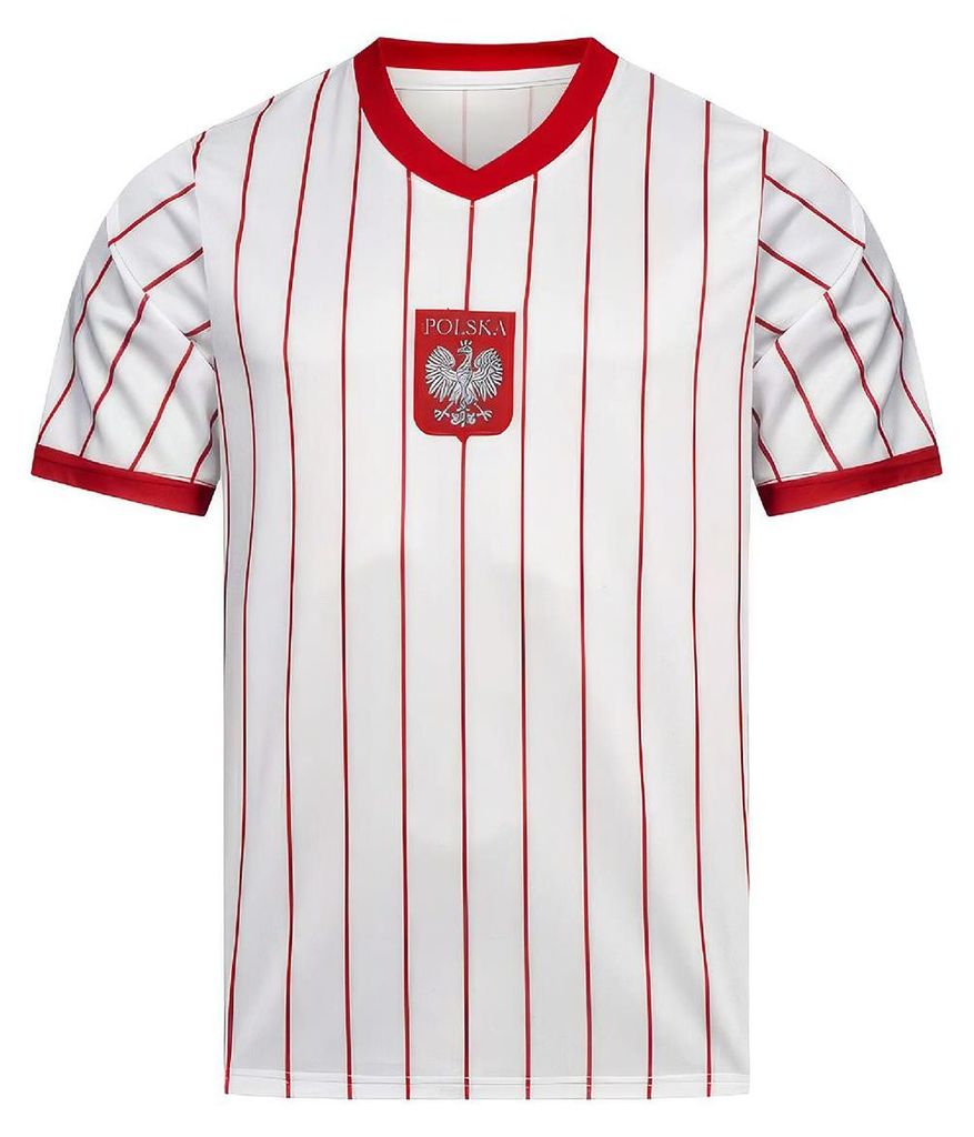 JELEX Herren Polen Trikot Retro History white/red S Produktbild 