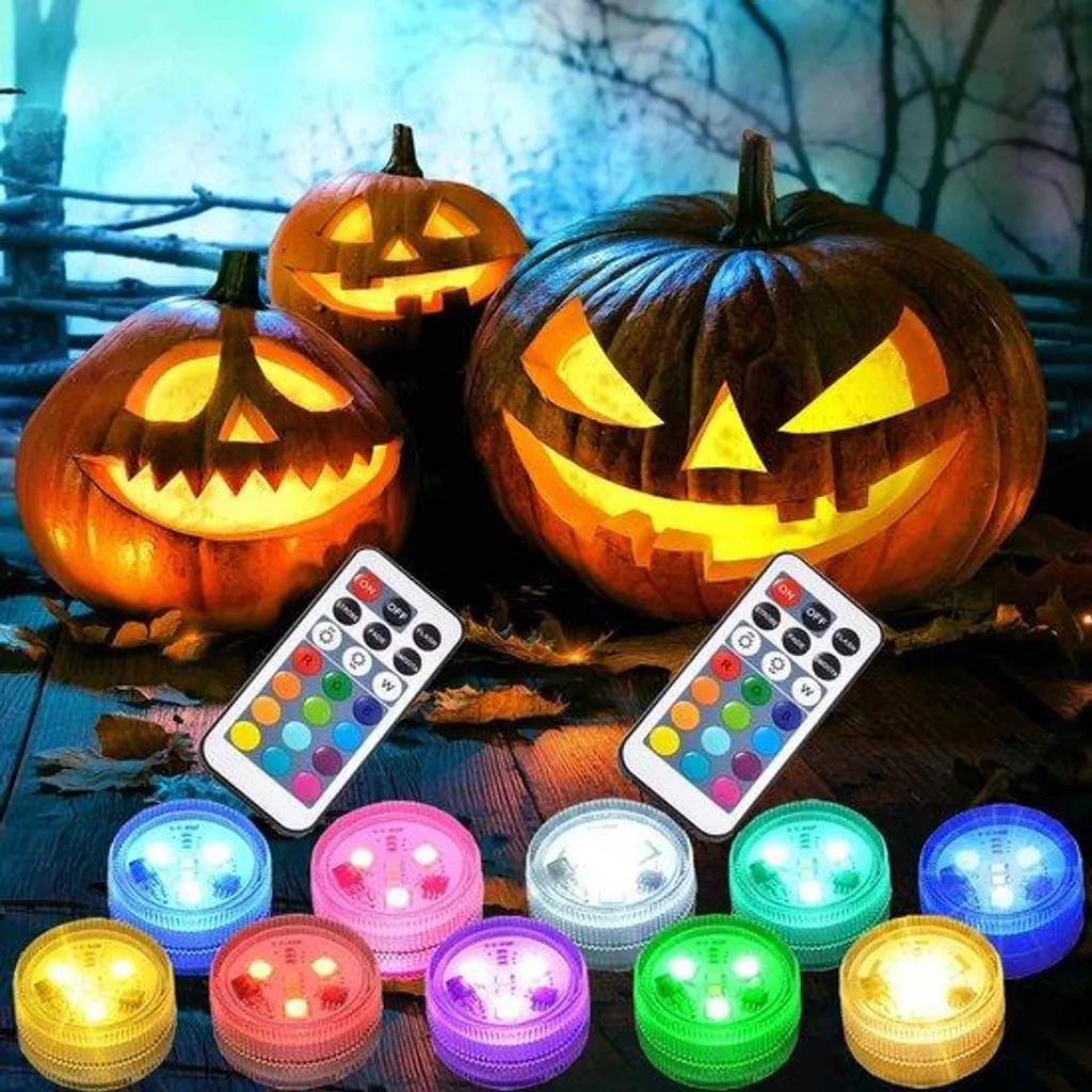 Guirlande lumineuse d'Halloween 10 ampoules orange décorative extérieurs