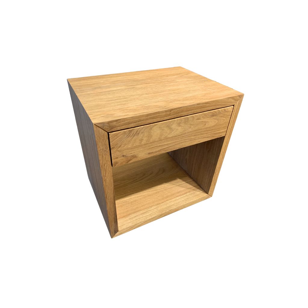 Woodek Nachttisch HUGO, elegantes Wandregal im Produktbild 7