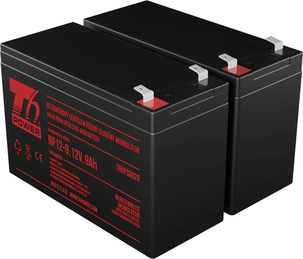 Solution Batterie T6 Power RBC142 pour Onduleur Trust 12V VRLA HS