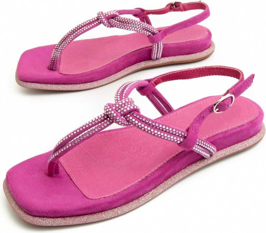 Montevita Flache Sandale Prins Rosa