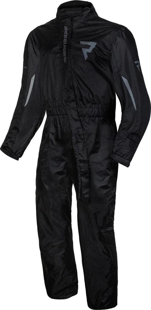 Rebelhorn Travel Motorrad Regenkombi, schwarz, XL