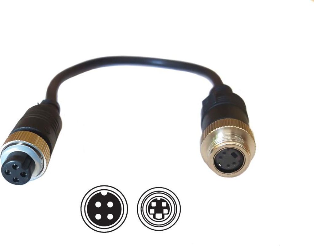 DAC-014 Adattatore di riduzione 4-PIN/miniDIN 4-PIN Immagine del prodotto 