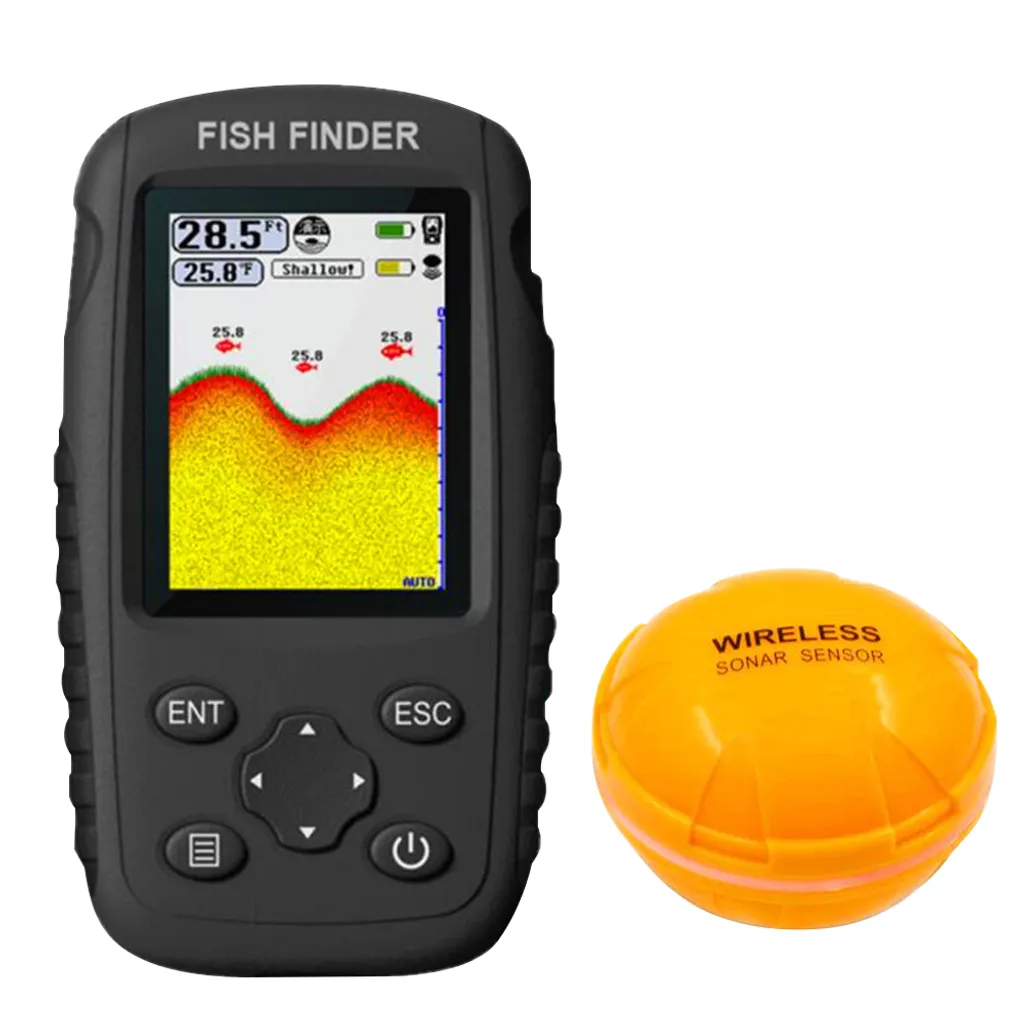 Détecteur de poissons pour pêche en mer et lac avec sonar sans fil USB