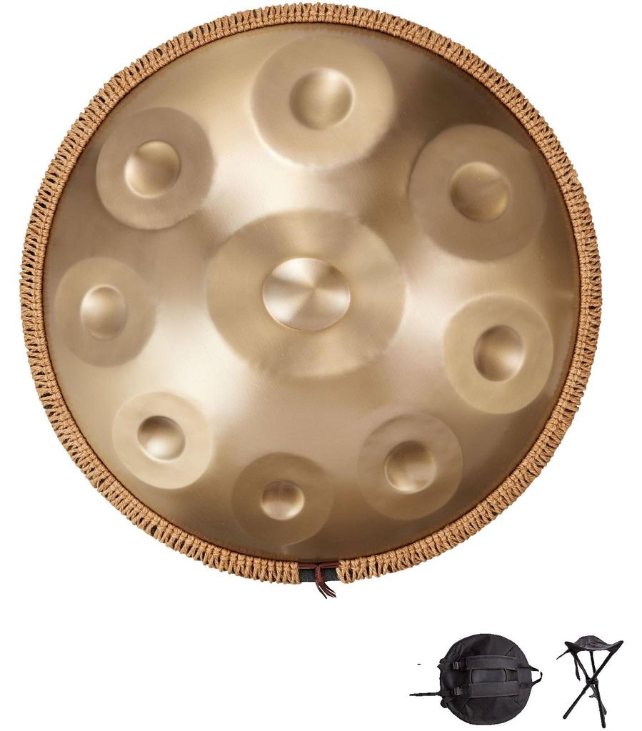 VEVOR Handpan Drum, 55 cm, tamburo a 9 toni in acciaio, 432 Immagine del prodotto 