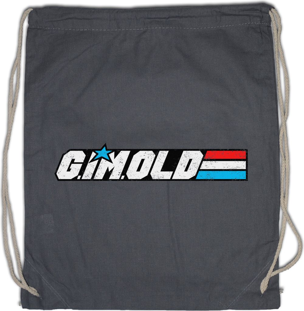Urban Backwoods G I'm Old II, Turnbeutel, Farbe: Grau