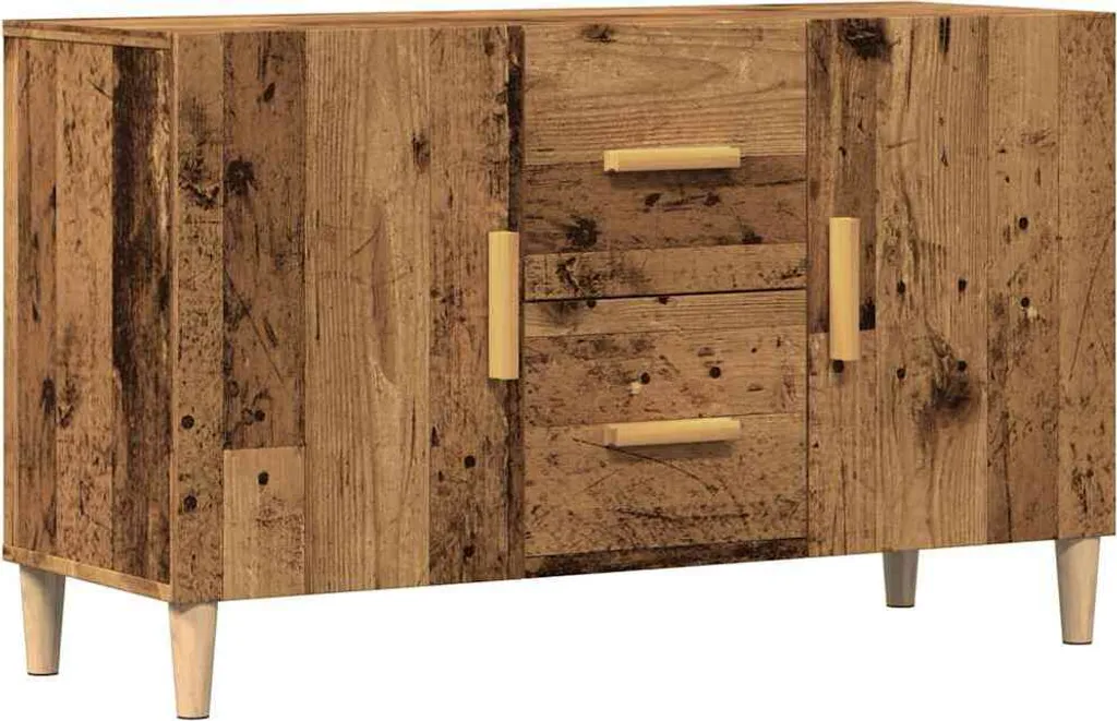 SYFAX™ Credenza Legno Antico 100x36x60 cm in Legno Multistrato