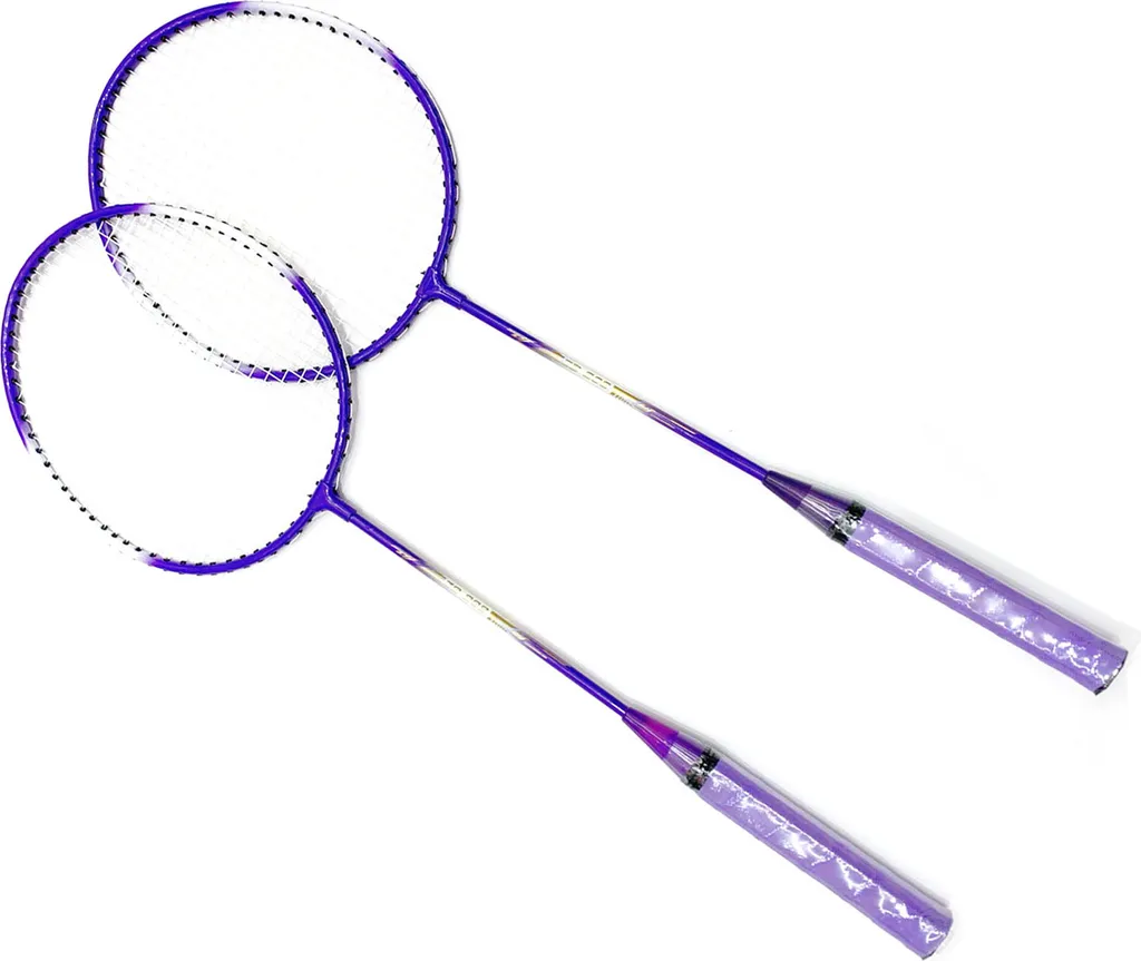 Set de Badminton 2 Joueurs Super Light en Alliage de Fer Violet