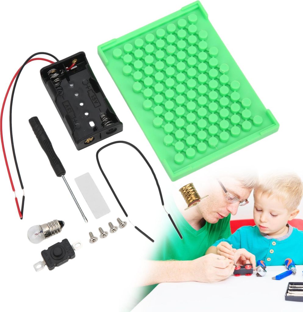 DIY Parallel Series Circuit Learning Kit Physik Wissenschaft Experiment Projekt für Kinder Studenten