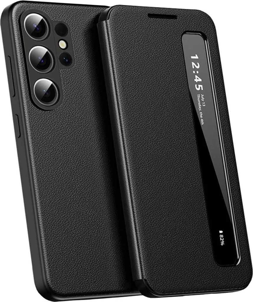 Custodia Samsung Galaxy S26 Ultra Smart View Nera | Protezione 360