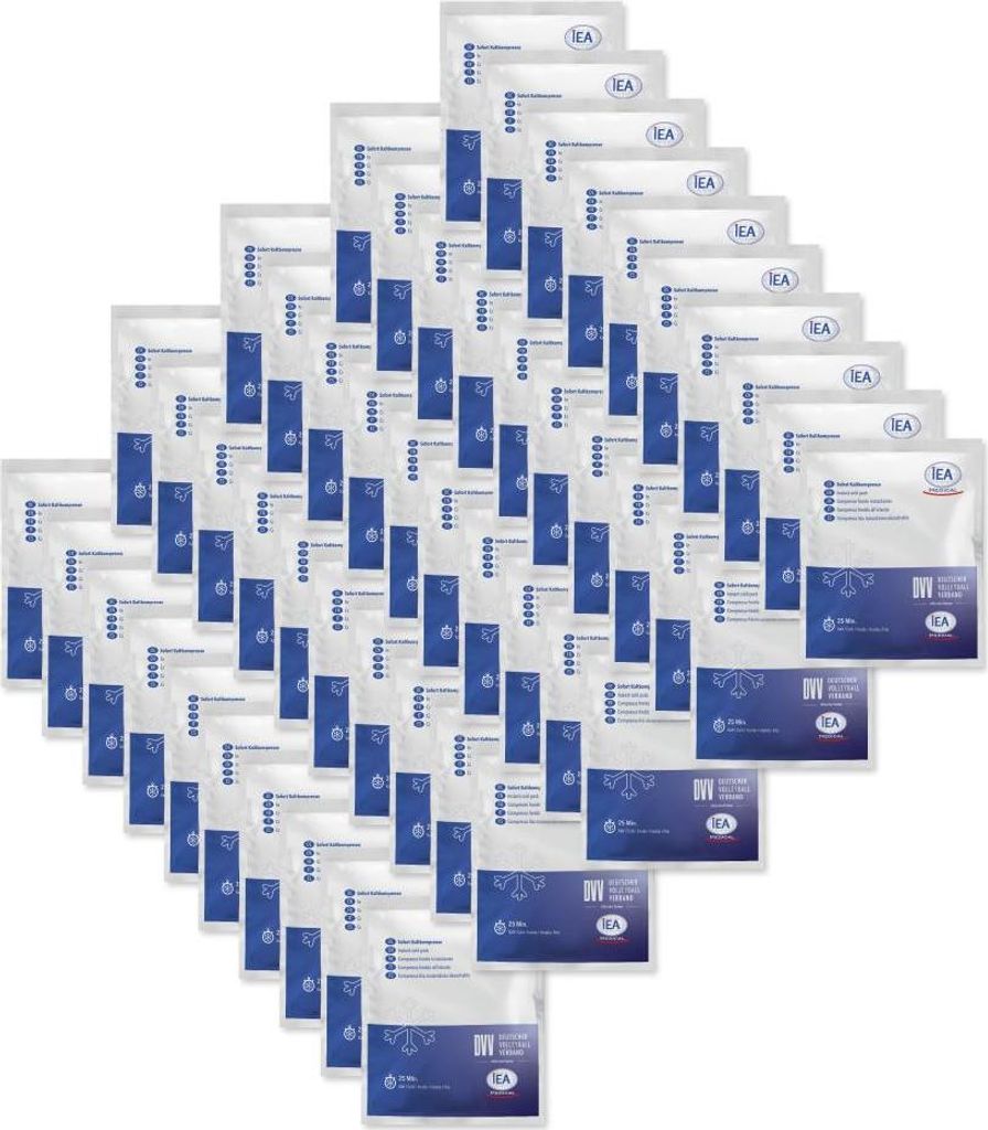 IEA Medical Sofort Kaltkompresse 50er Box - Kühlkompresse Produktbild 