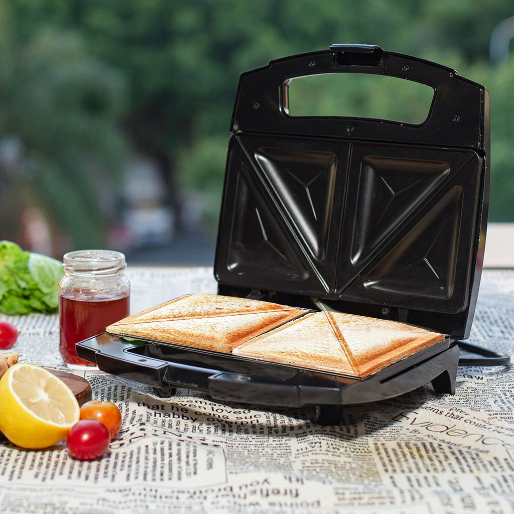Aigostar Lamo - 800 W Sandwichmaker für Dreieckige Produktbild 5
