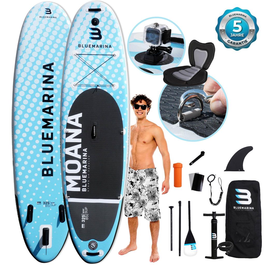 Stand Up Paddle Board Moana | SUP Board - inkl. Paddel, Produktbild 