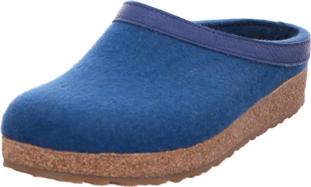 Haflinger Uni Hausschuh Grizzly Torben EUR 46 türkis