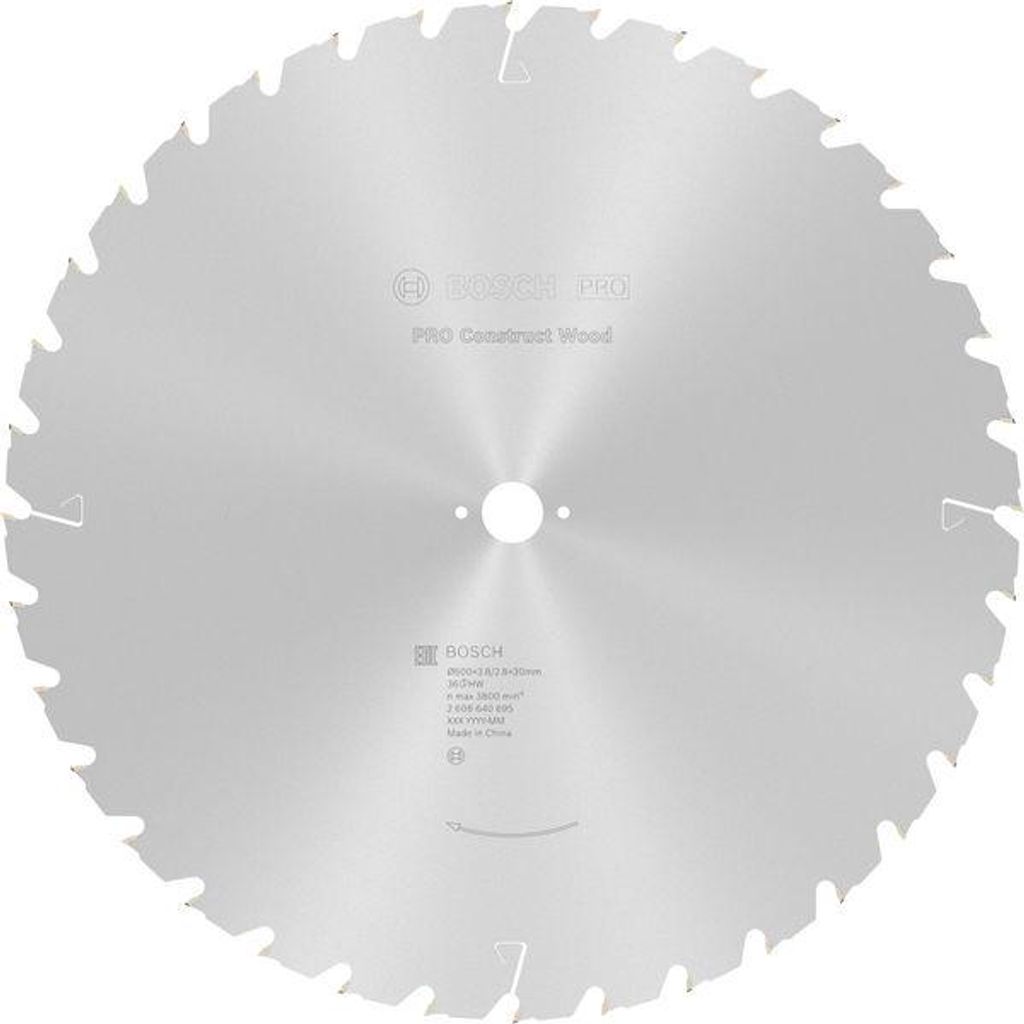 PRO Construct Wood Kreissägeblatt, 500 x 3,8 x 30 mm Produktbild 
