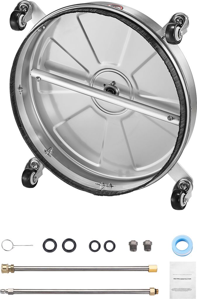 SucceBuy Idropulitrice da 18", 4000 PSI max, 4 ruote, 2 Immagine del prodotto 