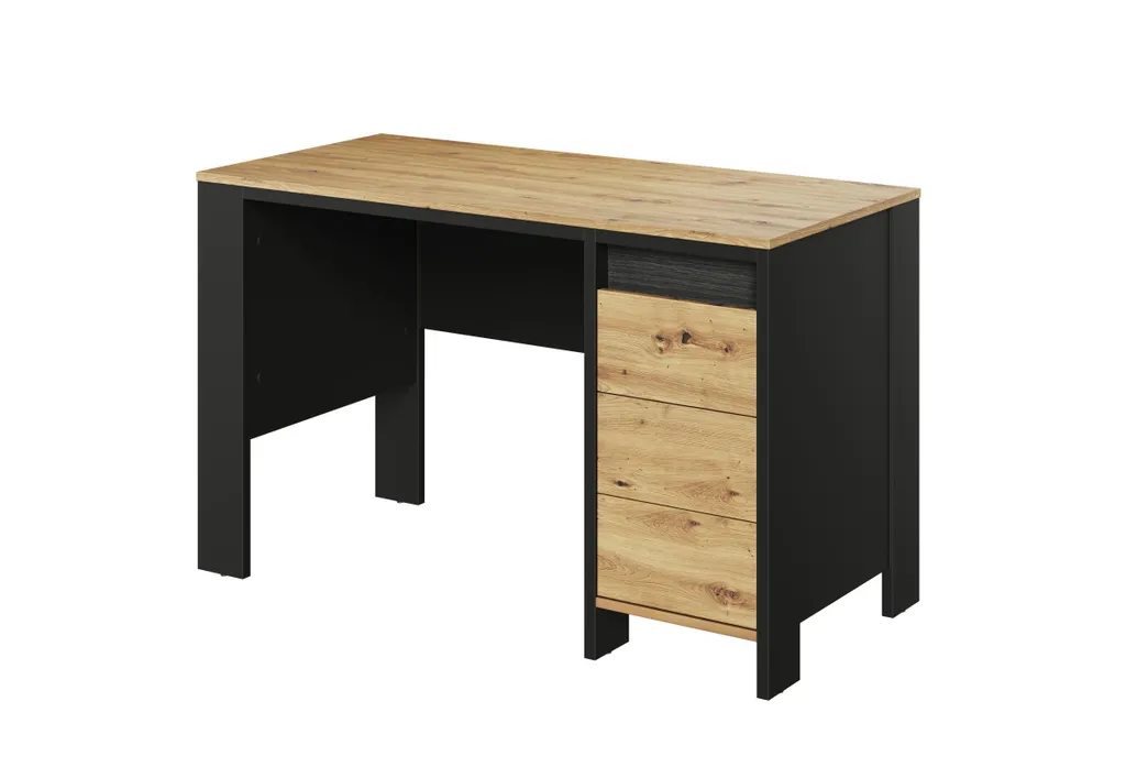 Petit bureau organisé MINIO avec placard et tiroir pour ranger vos dossiers