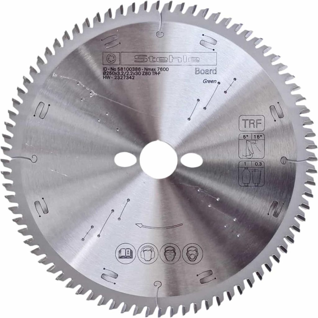 Stehle HW TRF Formatkreissägeblatt 250x3,2x30mm Z=80 TR-F
