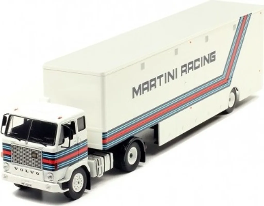 Camion Volvo F88 Martini Racing pour Diorama de Course 1/43 IXO