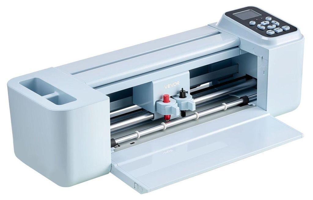 Vinylschneidemaschine, 305 mm, per Tasten und Bildschirm bedienbarer Vinylschneider, über 5000 integrierte Designvorlagen, kompatibel mit Mac, Win...