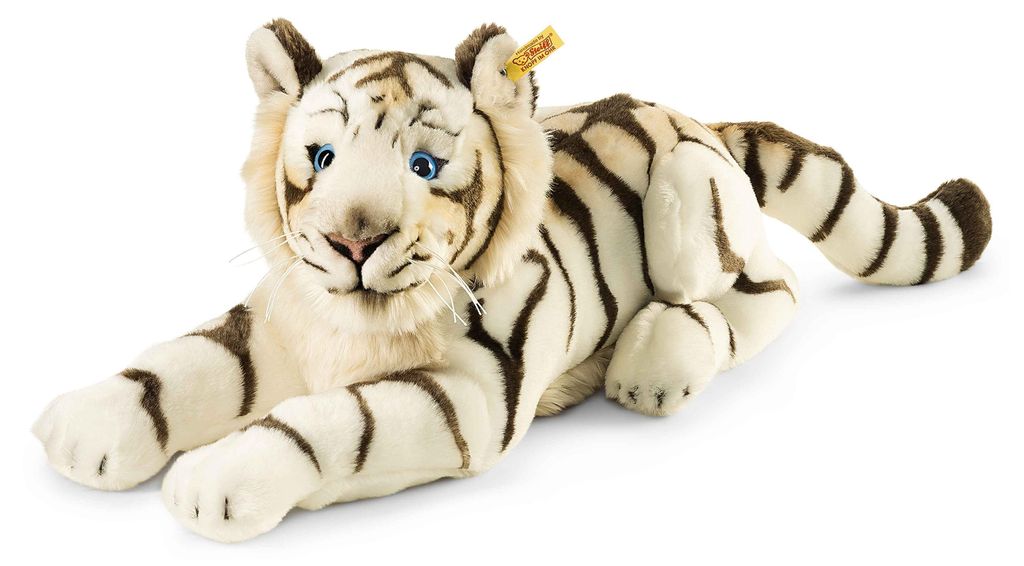 Steiff Tiger weiß Bharat 43 cm Produktbild 