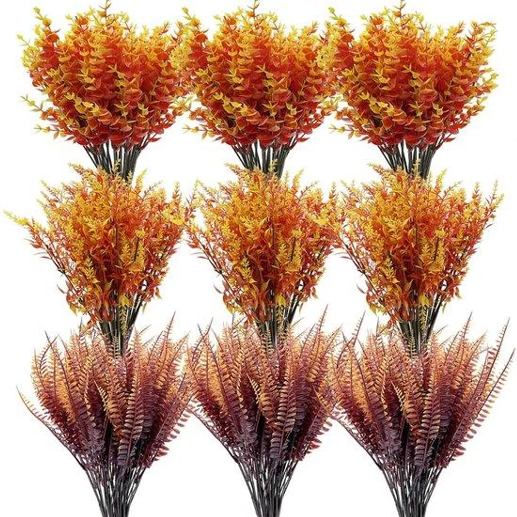 Plantes artificielles de véranda fleurs d'automne résistantes UV