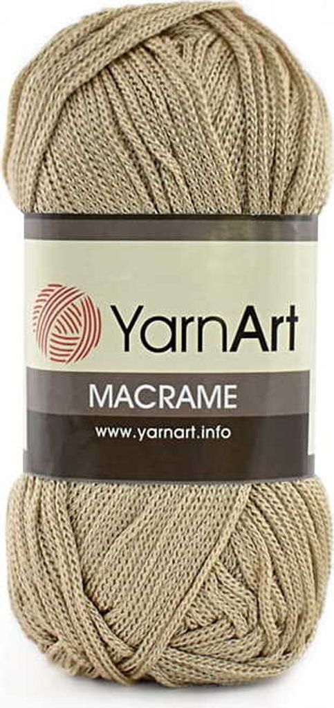 Sznurek poliestrowy YarnArt Macrame 1.5 mm 166 / jasny beż Zdjęcie produktu 