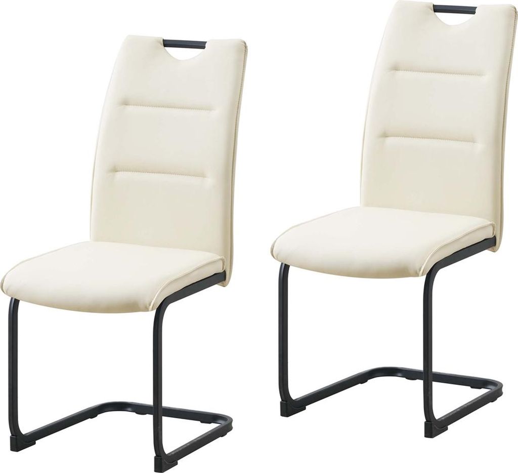 Schwingstuhl 2er Set Polyurethancreme DannyP HTI-Line Produktbild 