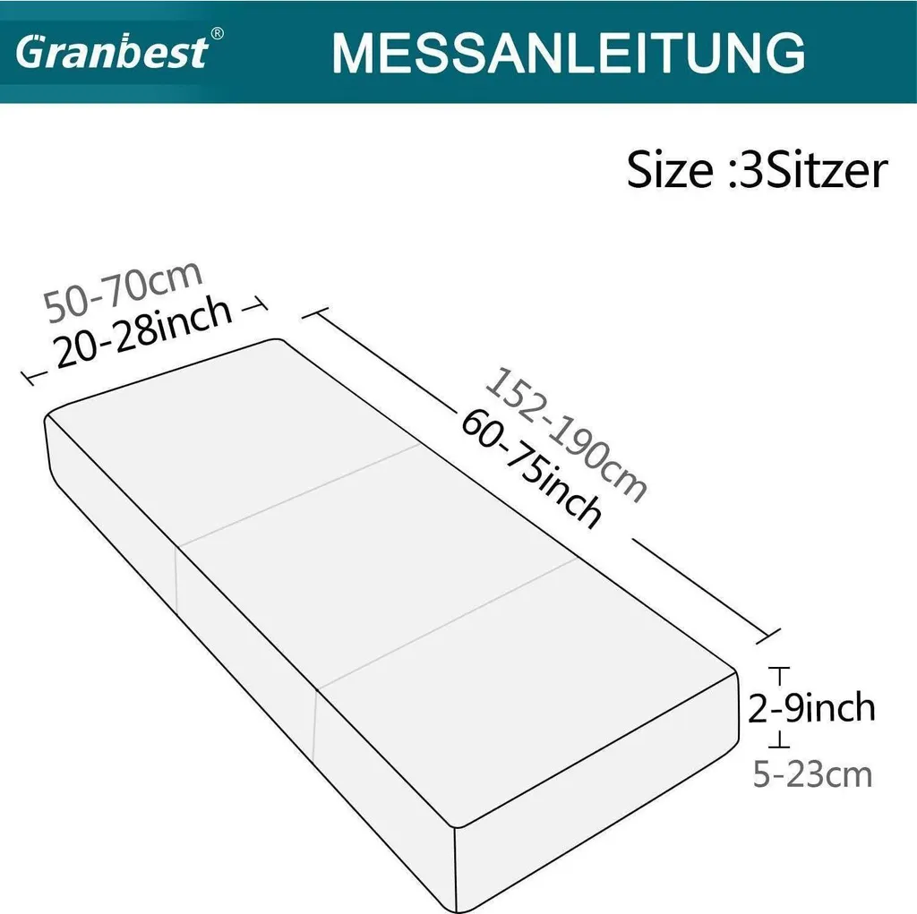 Housse Coussin de Canapé Imperméable et Extensible - Tissu Jacquard
